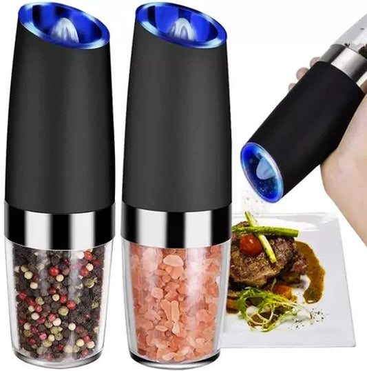 Lot de 2 moulins a poivre électrique