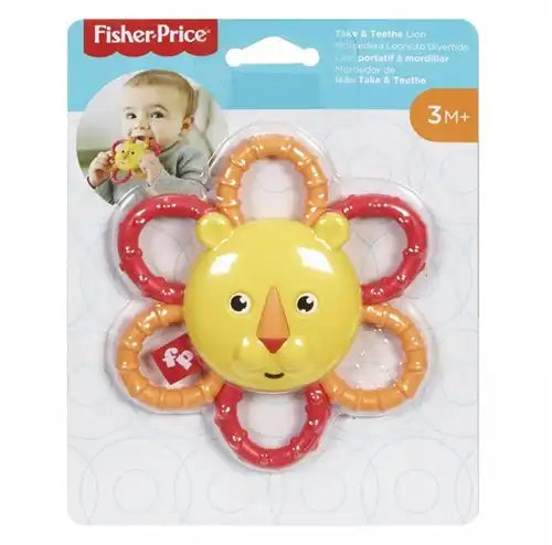 Anneau de dentition Fisher Price Lion 14x18cm