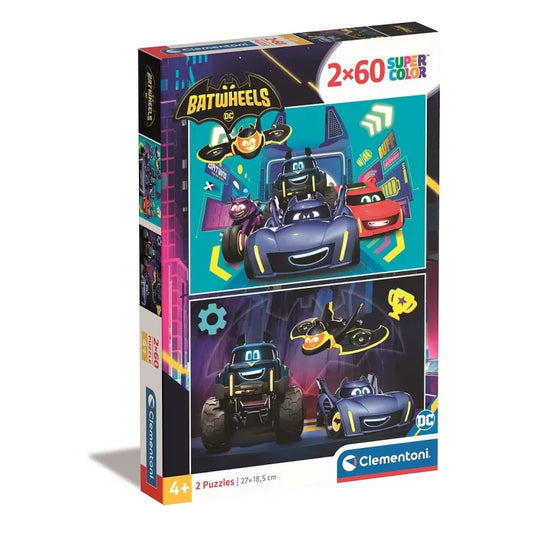 Puzzle 2×60 pièces batwells DC