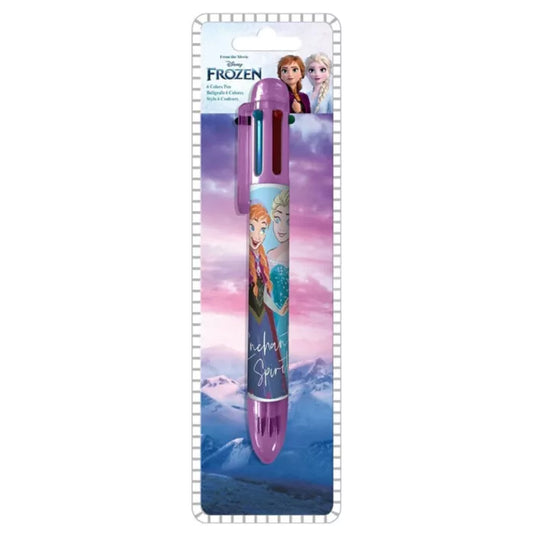 Stylo 6 couleurs reine des neiges