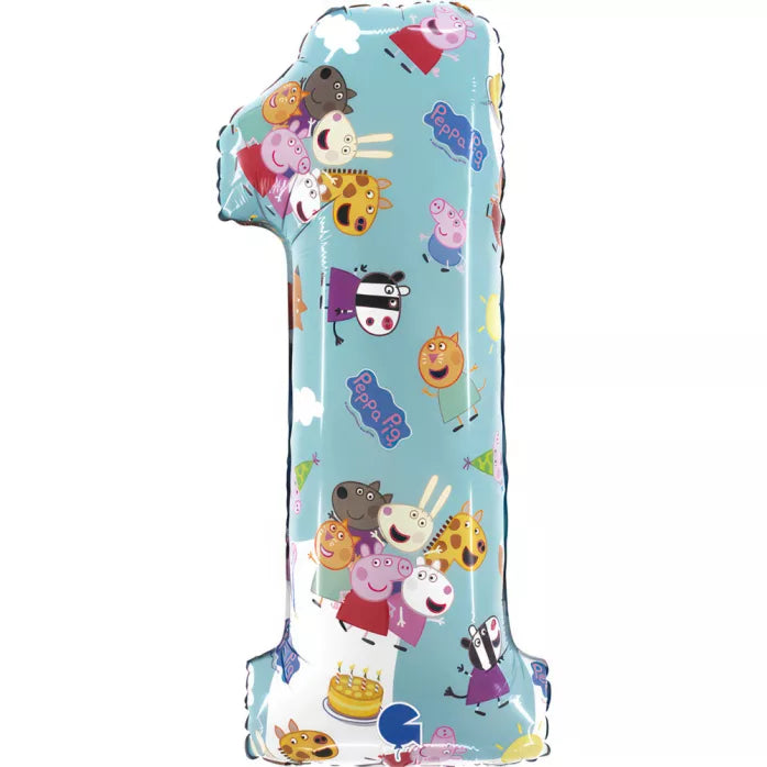 Ballon Aluminium Peppa pig nº1 66cm