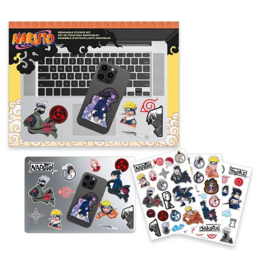 Ensemble d'autocollants décoratifs Naruto
