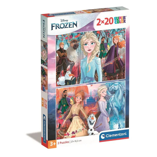 Puzzle reine des neiges 2×20pièces
