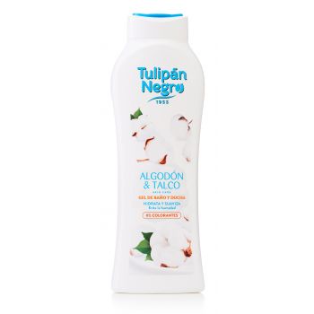 Gel douche tulipan coton et talc