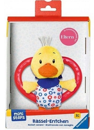 Hochet en peluche Canard