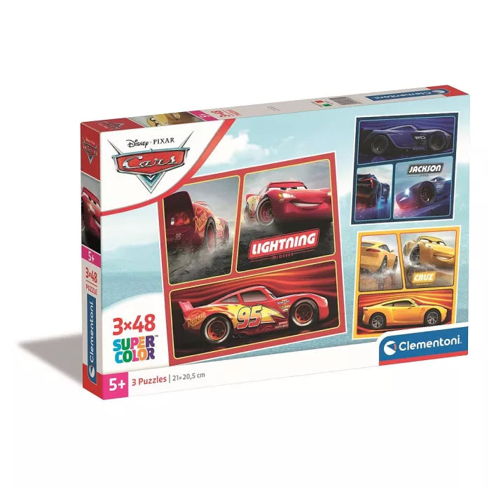 Puzzle cars 3×48 pièces