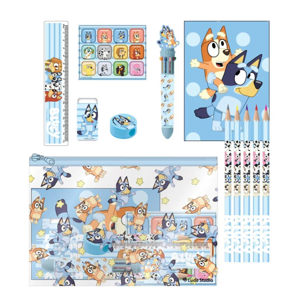 Ensemble de papeterie Bluey