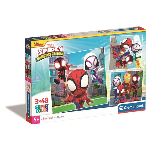 Puzzle 3×48 pièces Spidey
