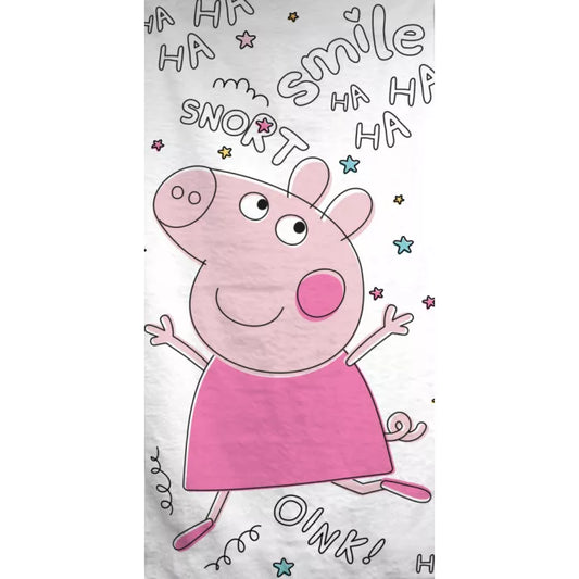 Serviette en coton Peppa pig 70×140cm