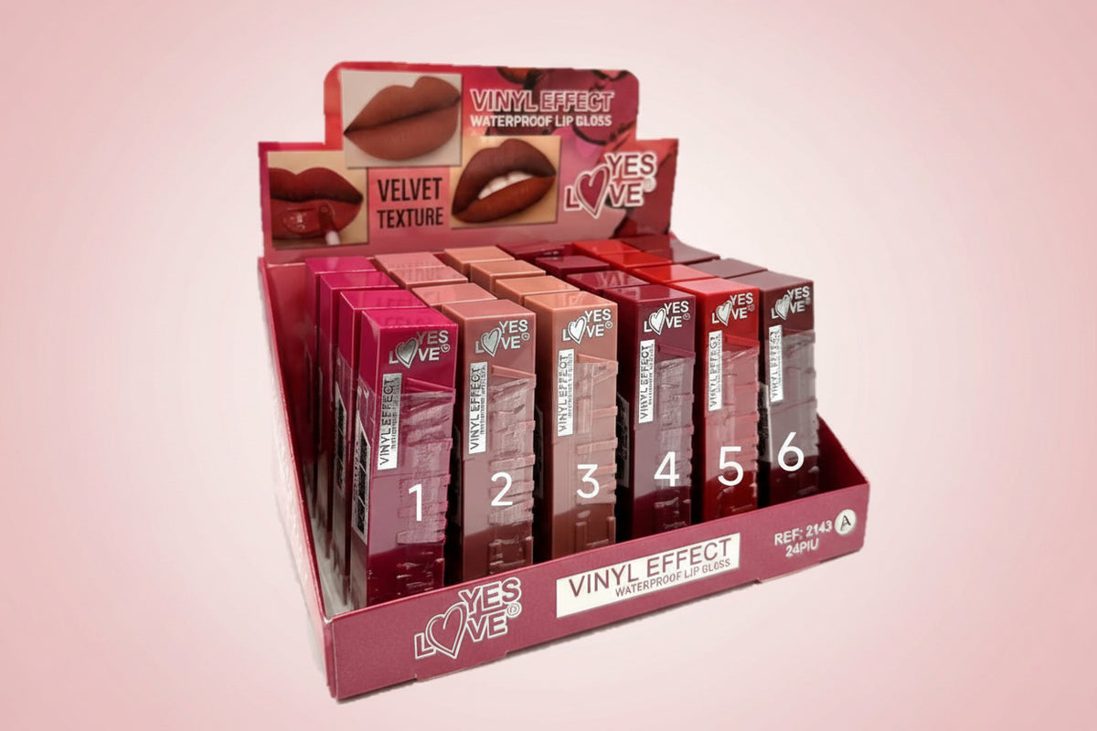 Rouge à lèvres liquide effet vinyle 24H