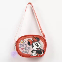 Sac bandoulière rouge Minnie