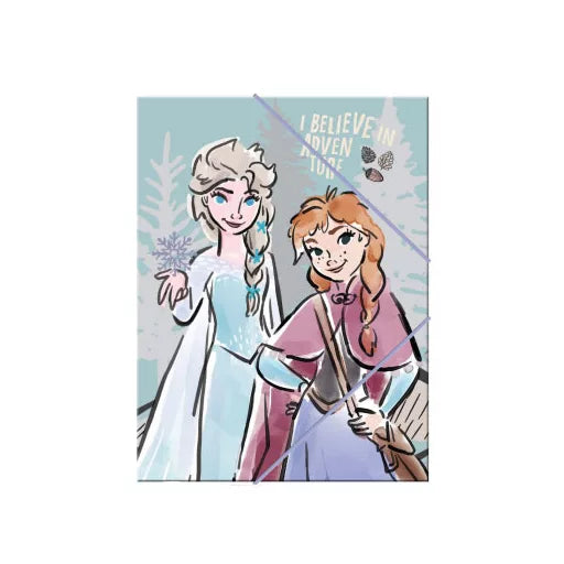 Pochette élastique A4 reine des neiges