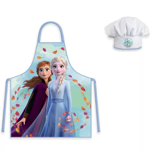 Tablier + Toque La Reine des Neiges pour enfants