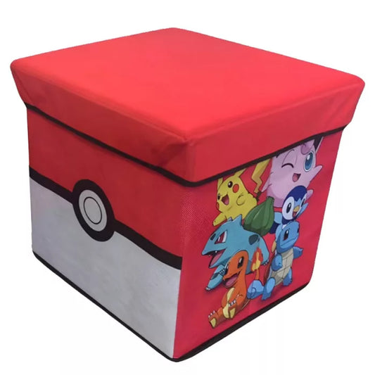 Rangement pour jouets tissu Pokémon 30×30×30cm