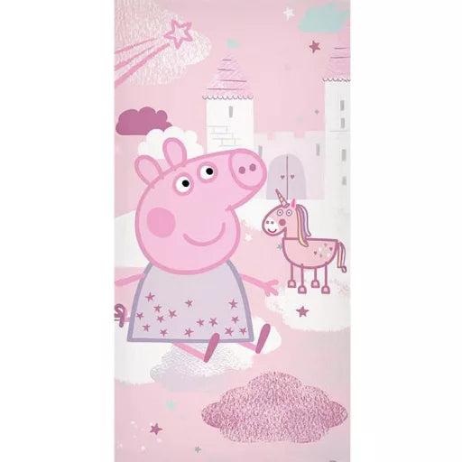 Serviette en coton Peppa pig 70×140cm