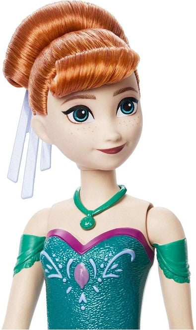 Disney La Reine des Neiges - Tourne et révèle - Poupée Elsa avec accessoires magiques, Anna
