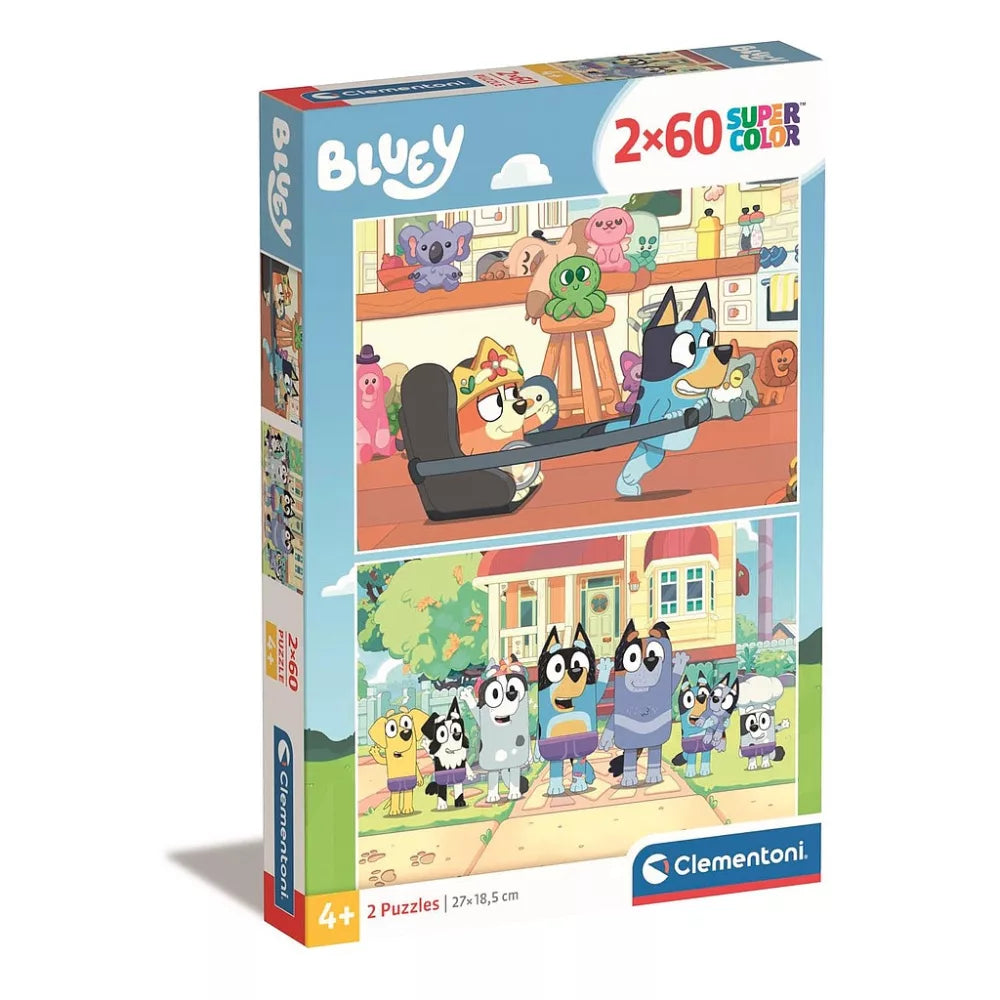 Puzzle 2x60 pièces Clementoni Bluey