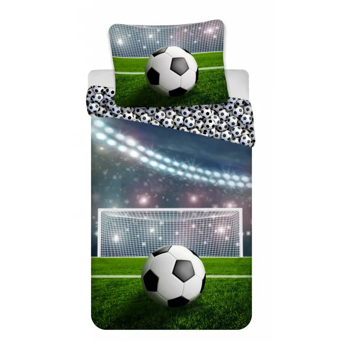Housse de couette football 140×200cm, 70×90 cm