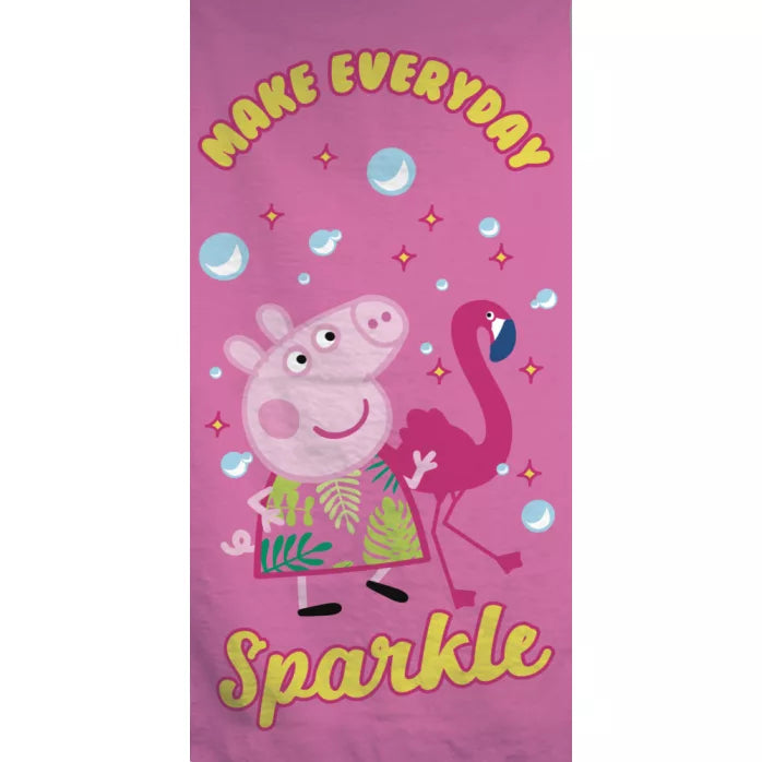 Serviette en coton Peppa pig 70×140cm