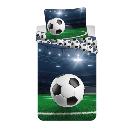 Housse de couette Football 140×200cm, 70x90 cm