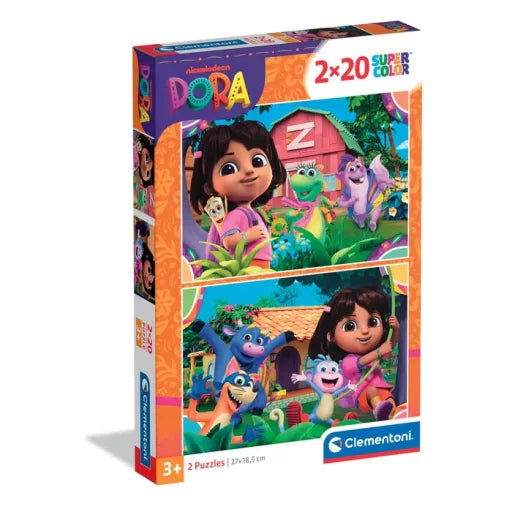 Puzzle 2×20 pièces Dora