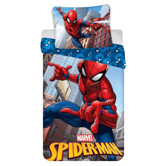 Housse de couette Spiderman 140×200cm, 70×90 cm