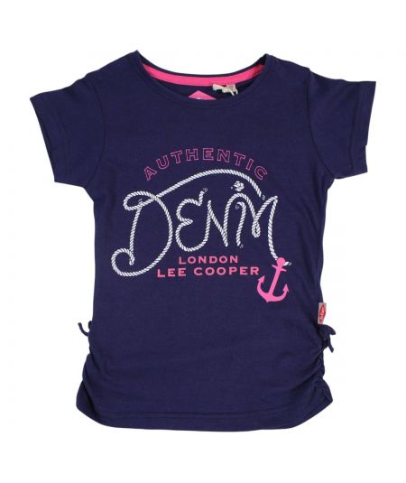 Tee shirt manche courte fille Lee Cooper
