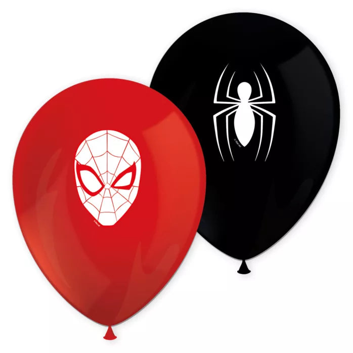 Ballon anniversaire x8 spiderman