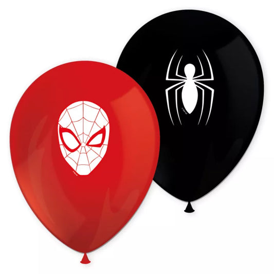 Ballon anniversaire x8 spiderman