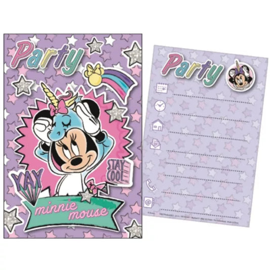 Invitation anniversaire Minnie