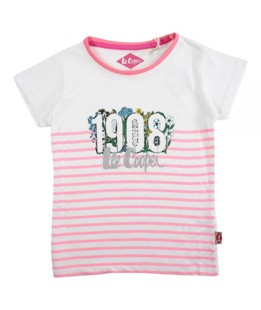 Tee shirt manche courte fille Lee Cooper
