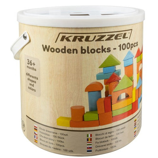 Blocs en bois 100pcs