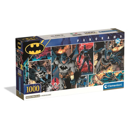 Puzzle compact Batman 1000 pièces panoramique Clementoni