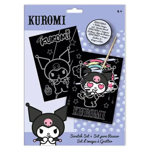 Ensemble de gravure ( a gratter) Kuromi Hello Kitty