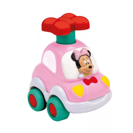 Voiture Minnie jouet press & go clémentoni
