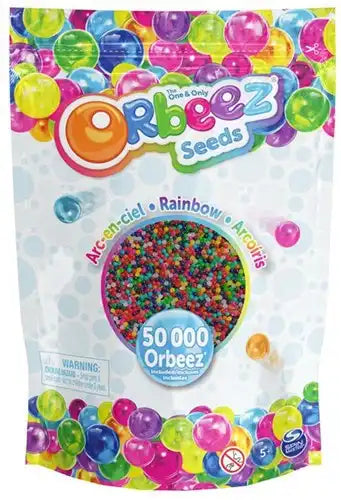 Graines Orbeez arc-en-ciel 50 000 pièces / 516 grammes 15 x 22 cm