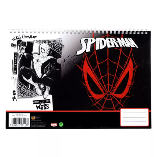 Carnet de croquis A4 spiderman 30 feuilles