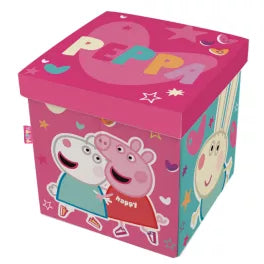Rangement pour jouets en tissu peppa pig 30×30×30cm