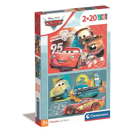 Puzzle cars 2×20 pièces