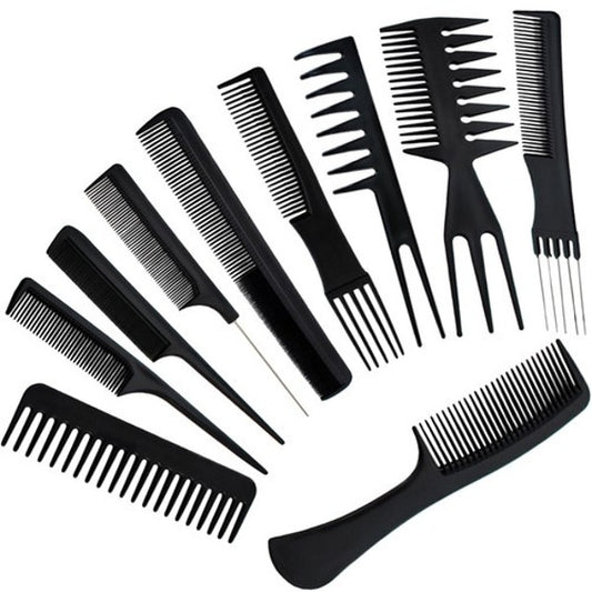 Peignes de coiffure - lot de 10