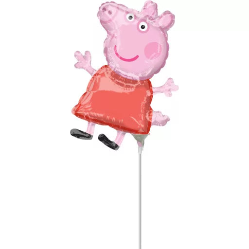 Mini ballon aluminium Peppa pig 30cm