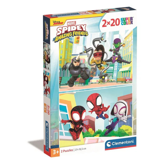 Puzzle spidey 2×20 pièces