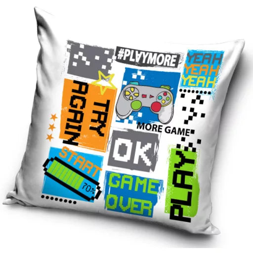 Coussin décoratif gamer 40×40cm