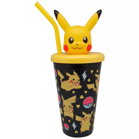 Gobelet paille 3D Pokémon 443ml