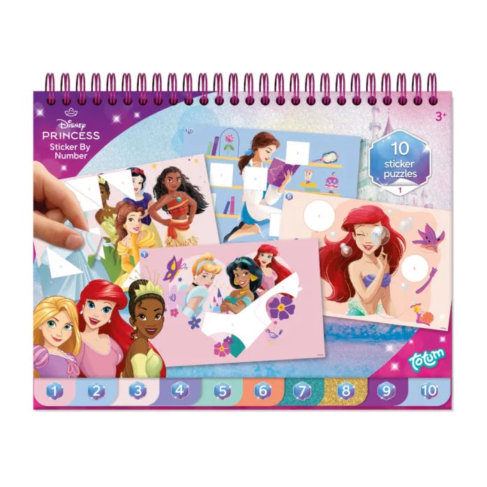 Ensemble de puzzles autocollants princesses