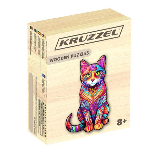 PUZZLE CHAT EN BOIS
