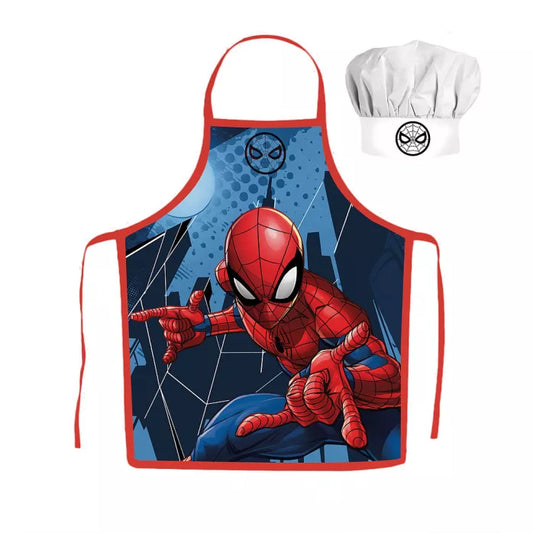Tablier + toque spiderman