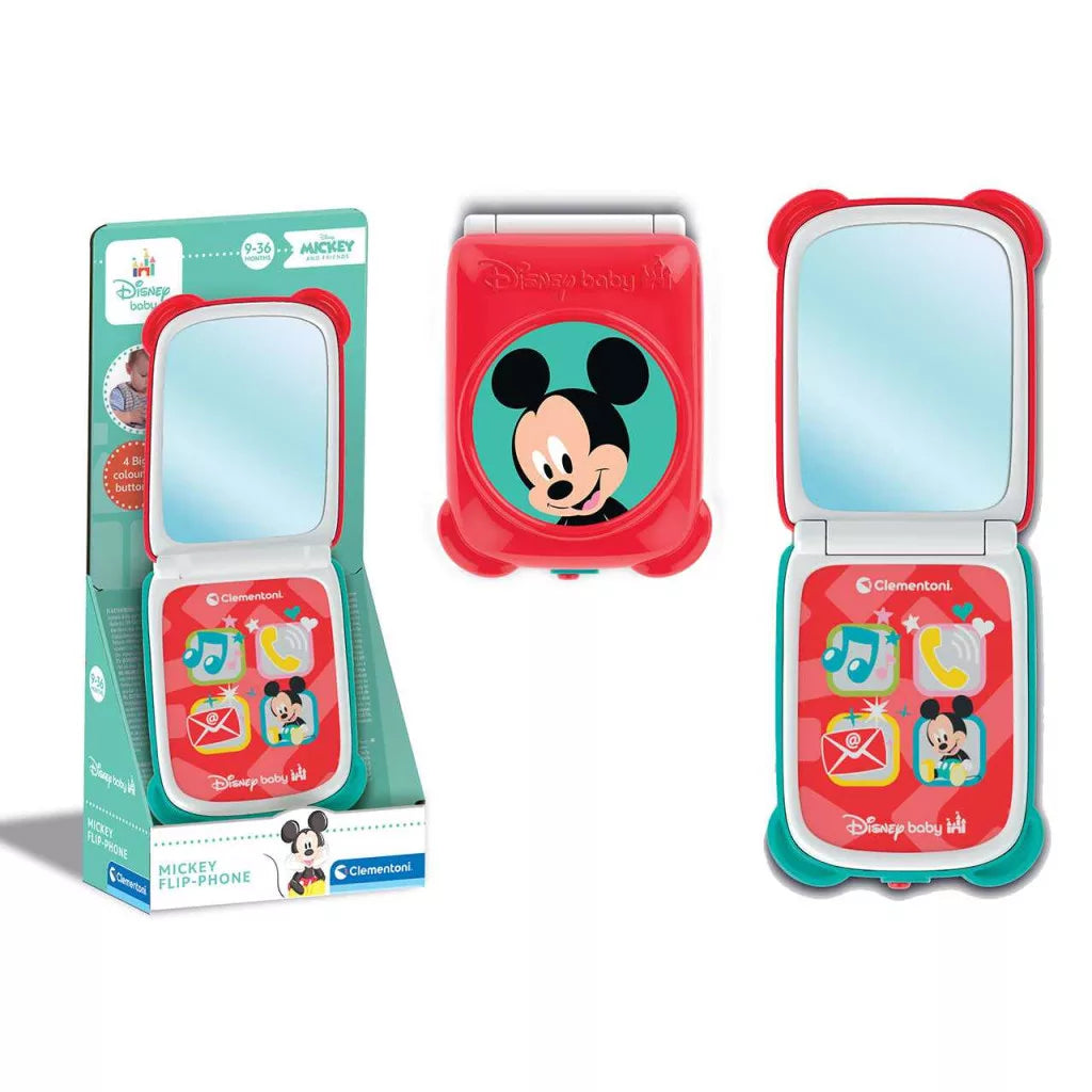 Téléphone interactif baby Mickey clémentoni