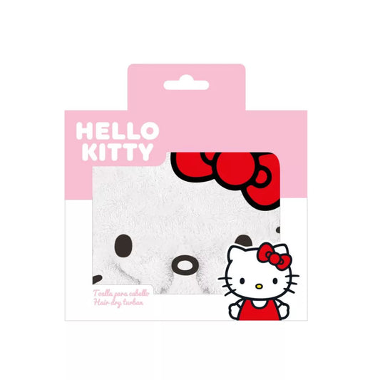 Serviette pour cheveux hello kitty