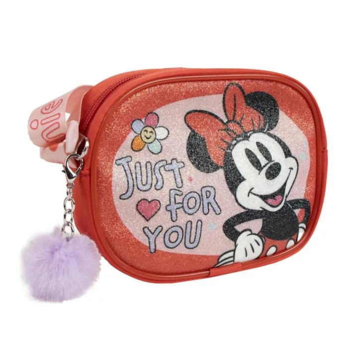 Sac bandoulière rouge Minnie